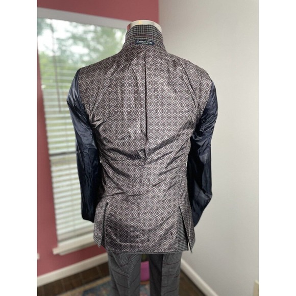 Paisley & Gray 2 Piece Suit Mens 40R Skinny Fit Pants Flat Front 32X32 - Picture 11 of 16